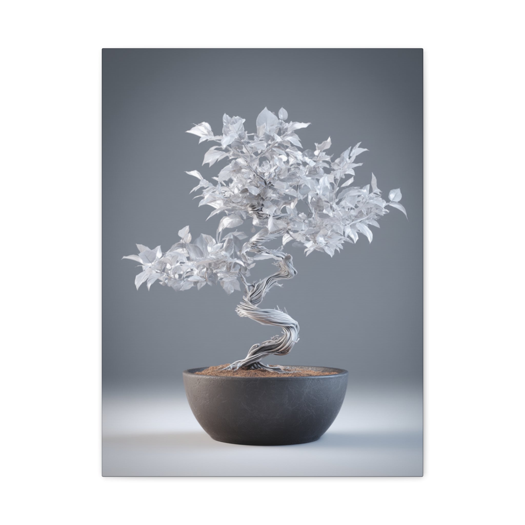 Bonsai Tree Matte Canvas Print - Stretched 1.25" Wall Art