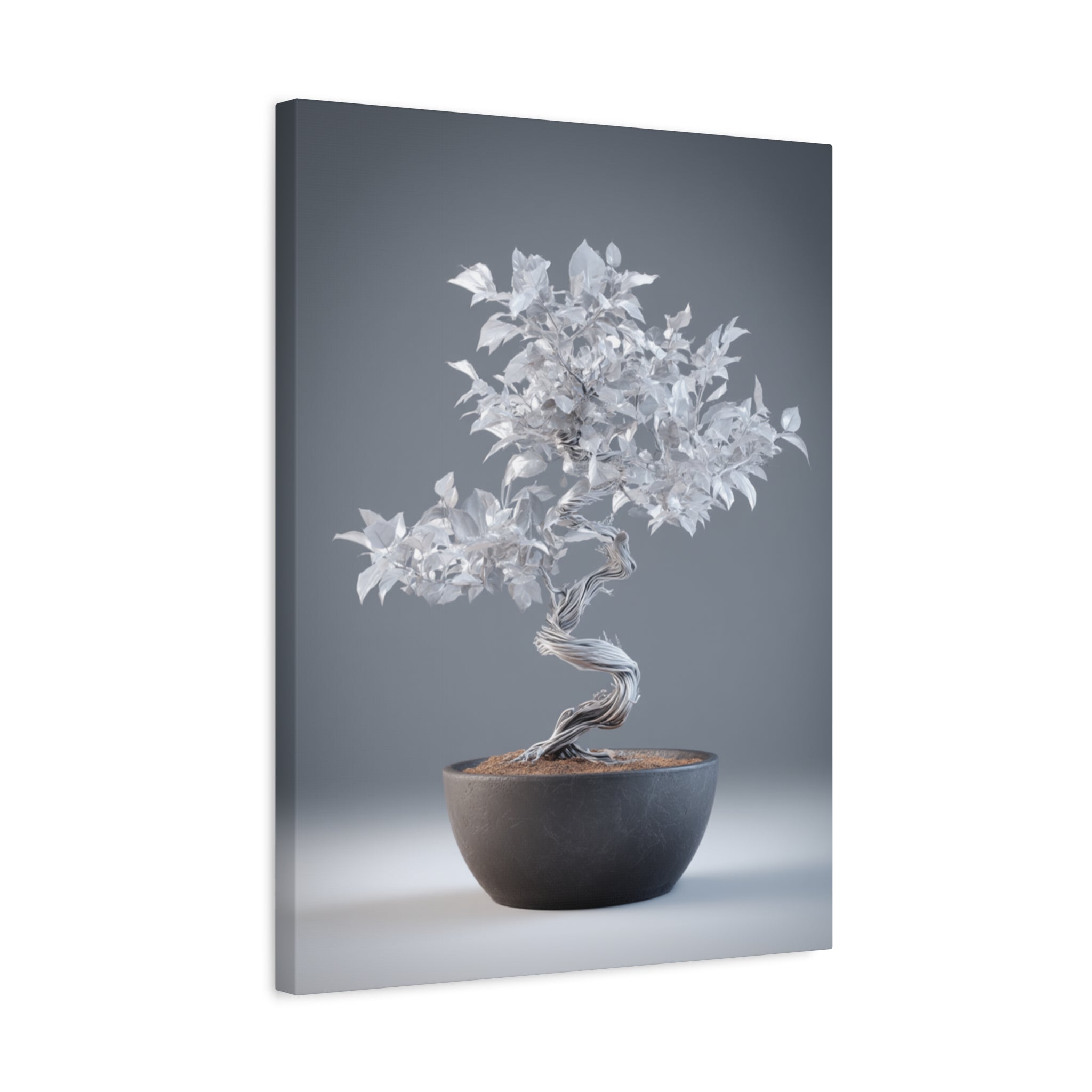 Bonsai Tree Matte Canvas Print - Stretched 1.25" Wall Art