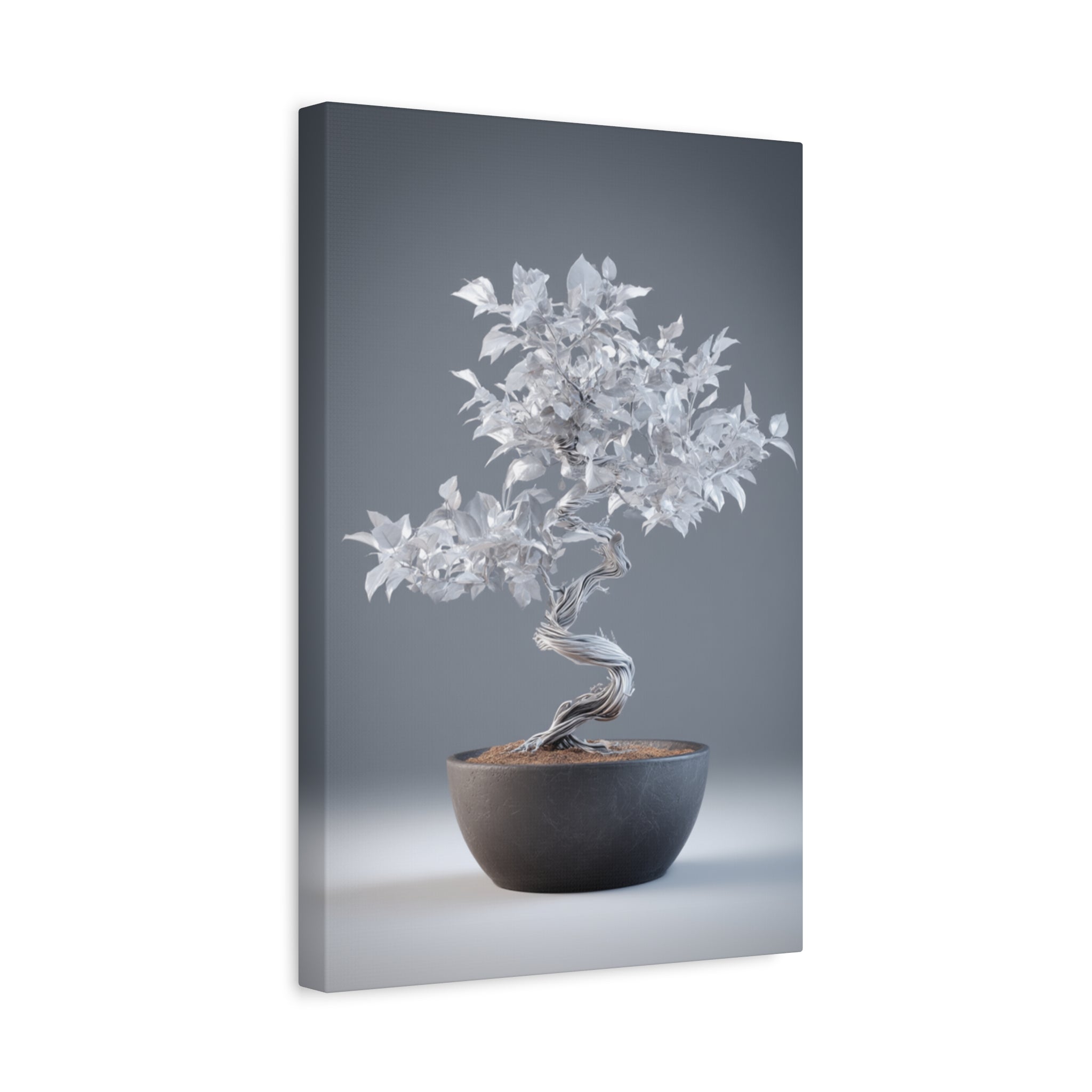Bonsai Tree Matte Canvas Print - Stretched 1.25" Wall Art
