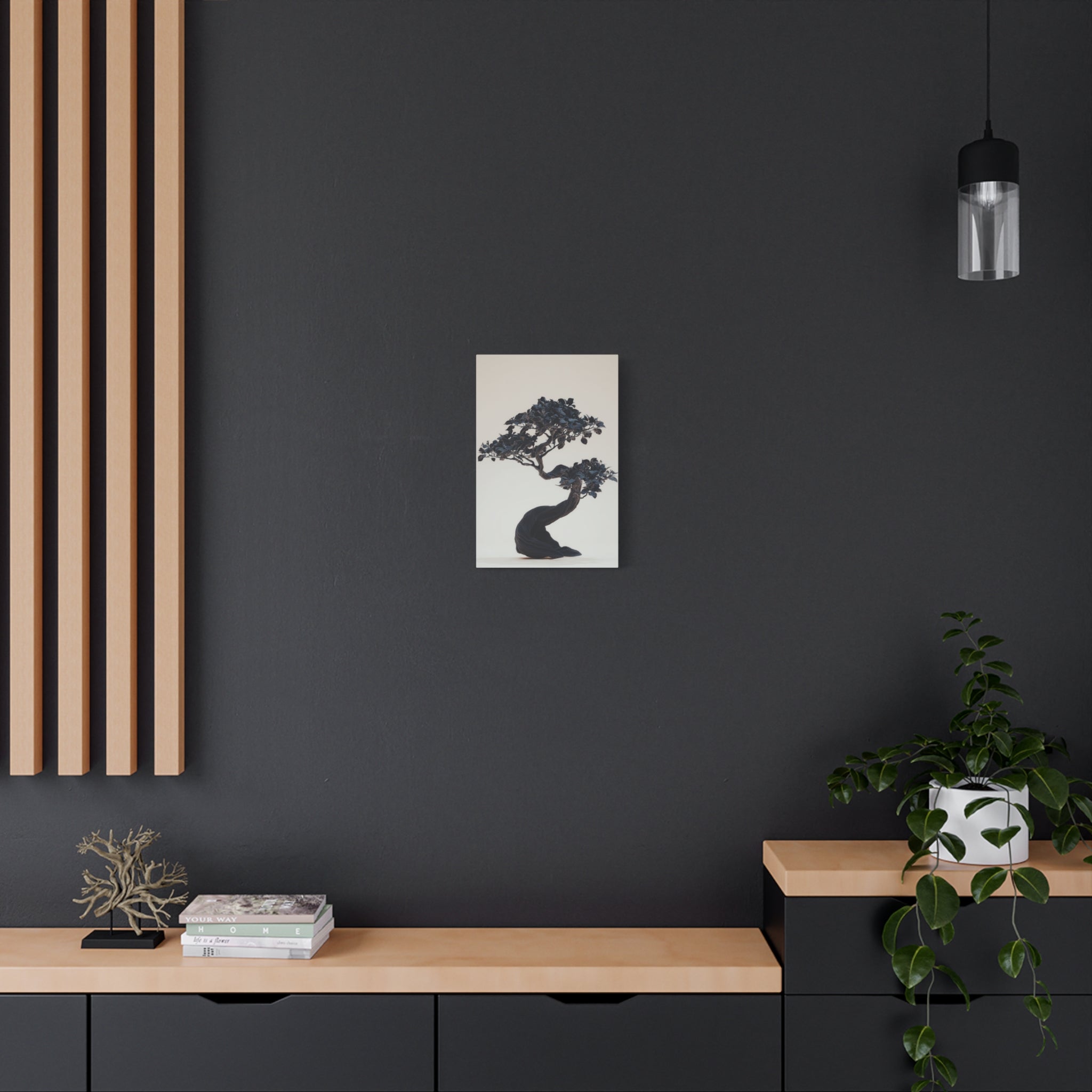 Bonsai Tree Matte Canvas Print — Stretched 1.25" Wall Art