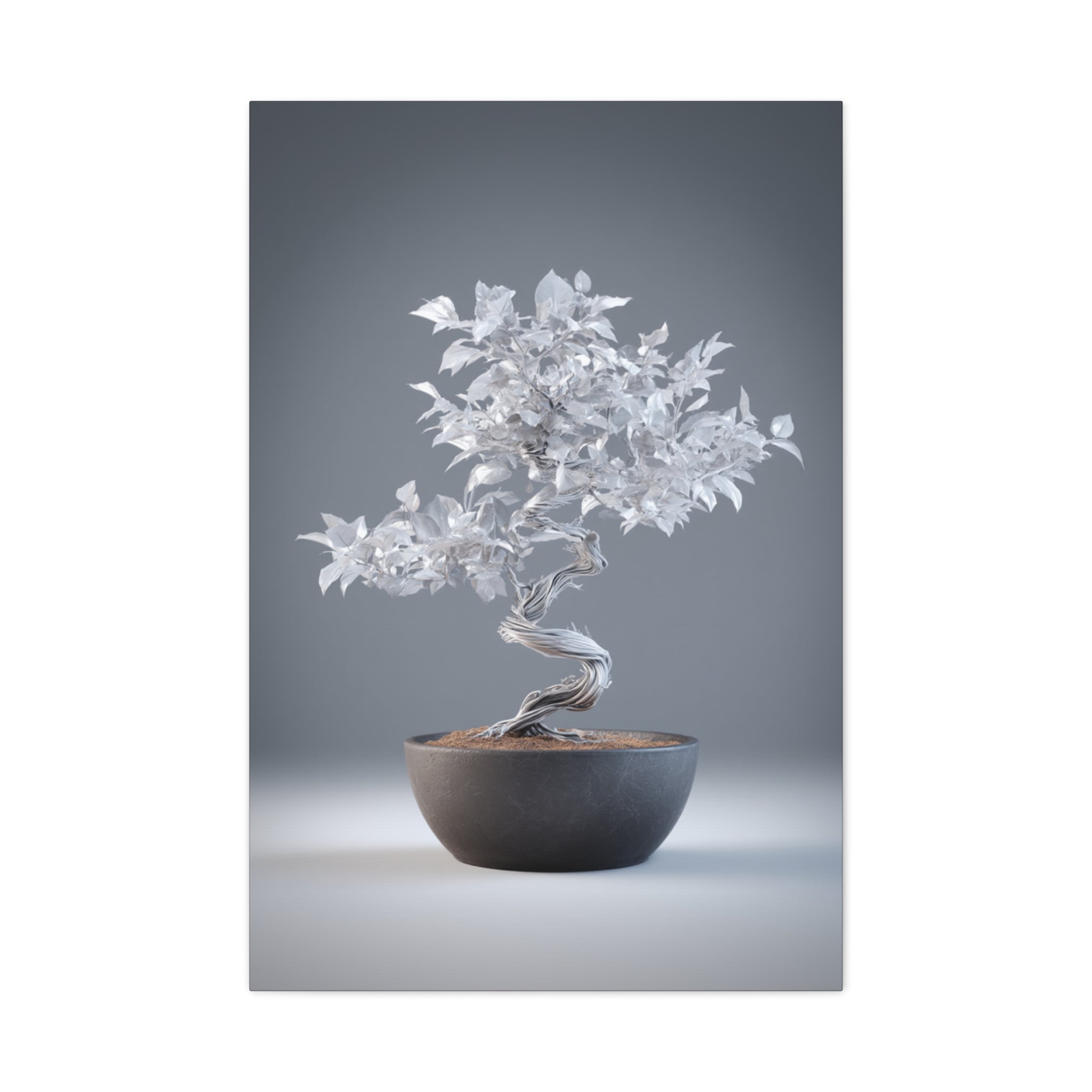 Bonsai Tree Matte Canvas Print - Stretched 1.25" Wall Art