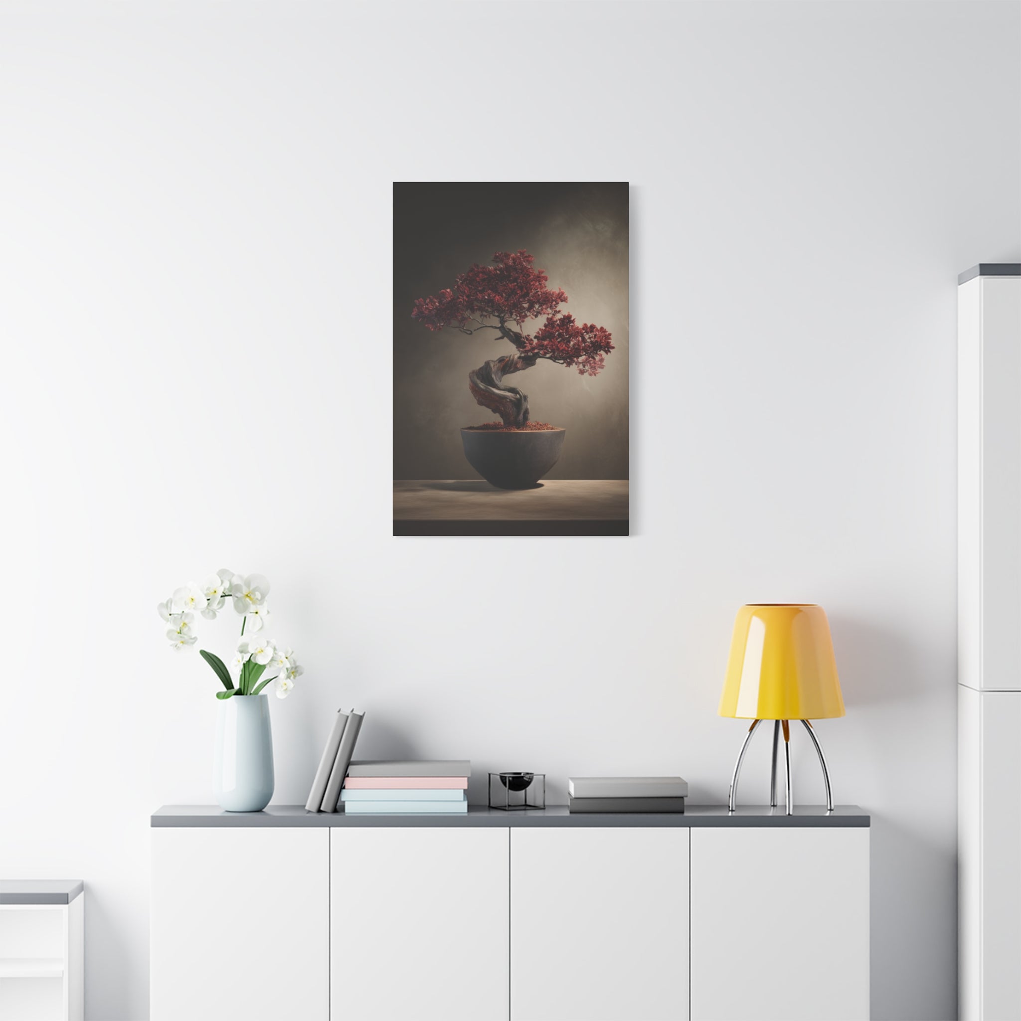 Crimson Stillness Bonsai