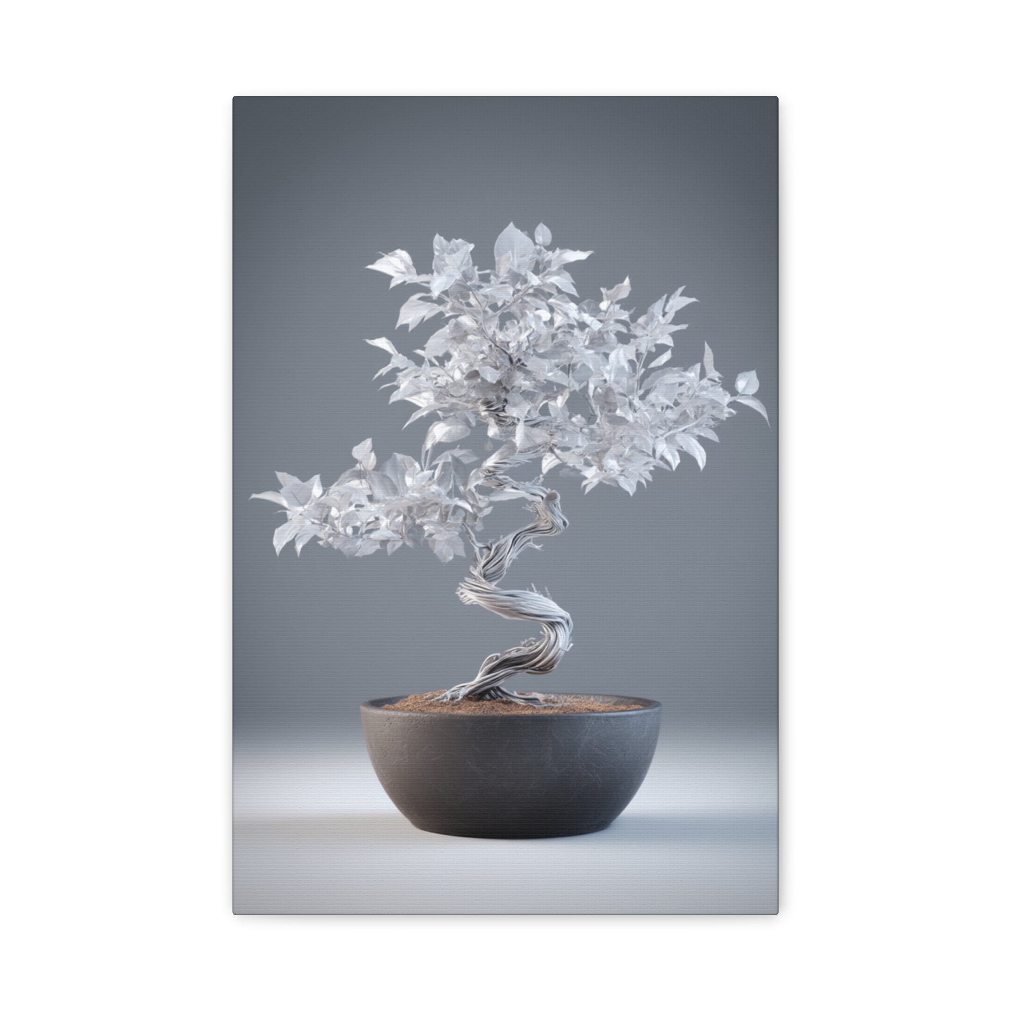 Bonsai Tree Matte Canvas Print - Stretched 1.25" Wall Art